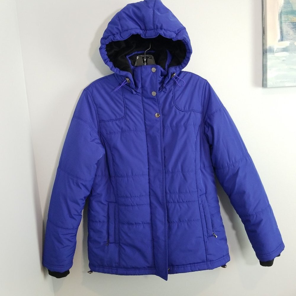 SJB Active warm winter coat zip pockets hooded Small